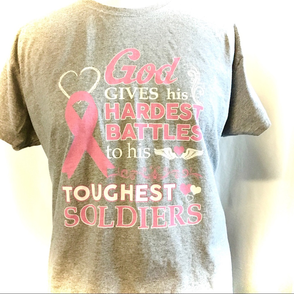 Breast Cancer Awareness Faith Tee | EUC | 2XL